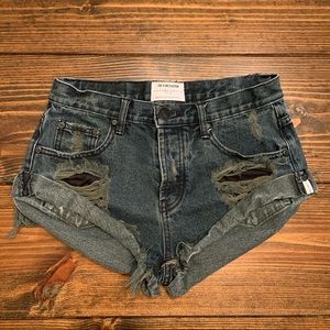 One Teaspoon Bandits (Black) (26) NWOT